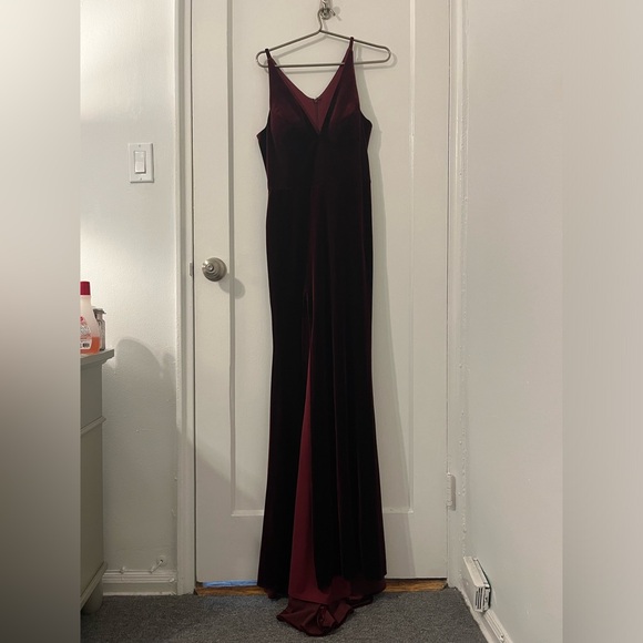 Aqua dress brand velvet from Bloomingdale’s. - Picture 7 of 10